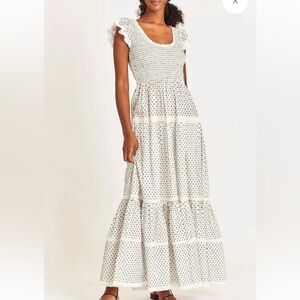 LoveShackFancy Polka Dot Maxi Dress